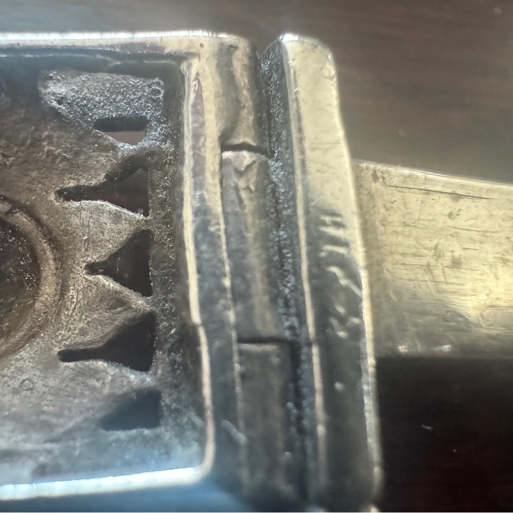 Vintage 925 Silver Multi-gemstone Link Bracelet - Picture 7 of 8